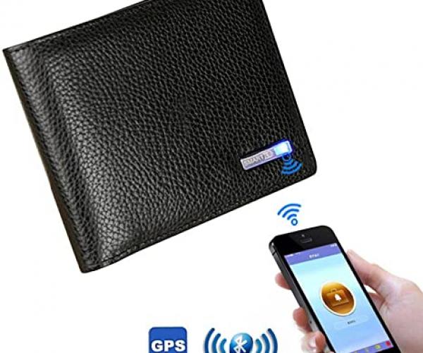 Pawaca Smart Wallet, Anti-theft and Anti-lost Wallets Mens Leather