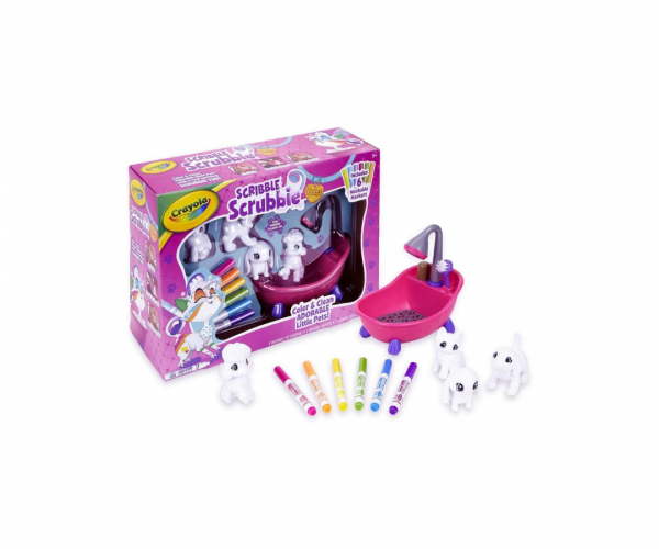 Crayola Scribble Scrubbie Animal Toy Set