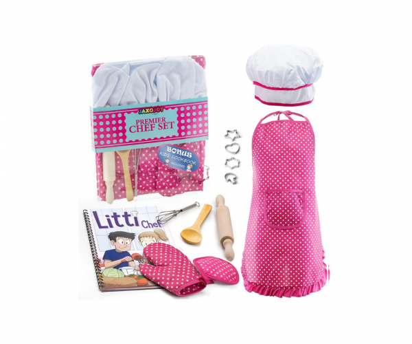 JaxoJoy Complete Kids Cooking and Baking Set