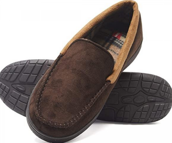 Hanes Men's Moccasin Slipper