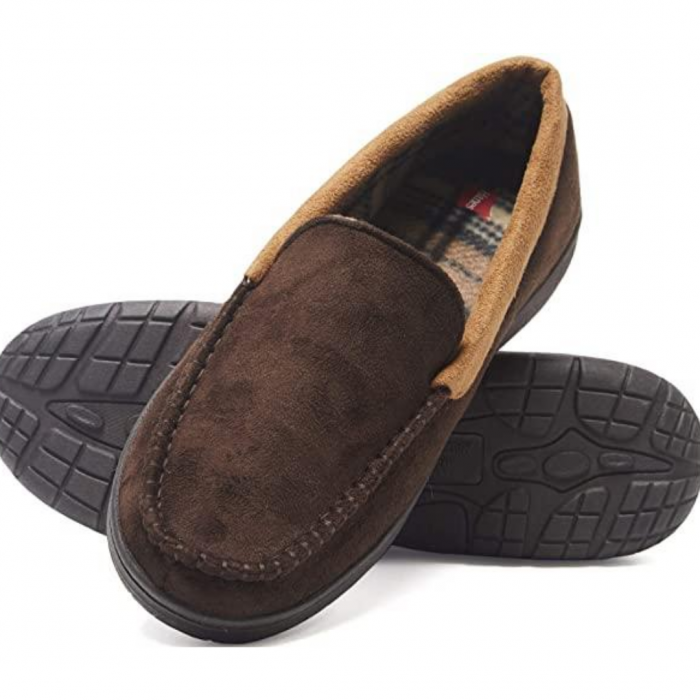 Hanes Men's Moccasin Slipper