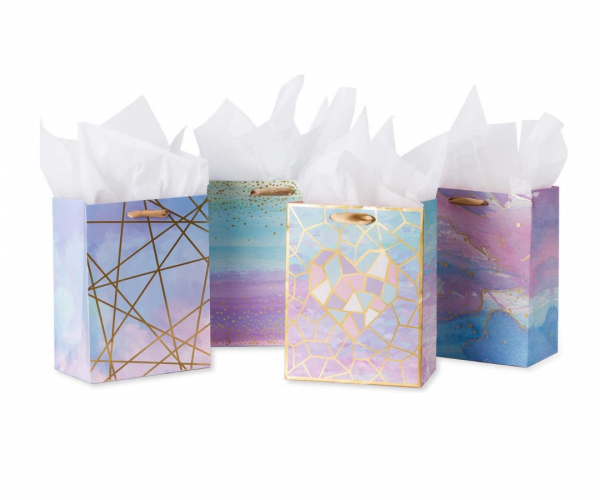 Colorful Marble Pattern Gift Bag