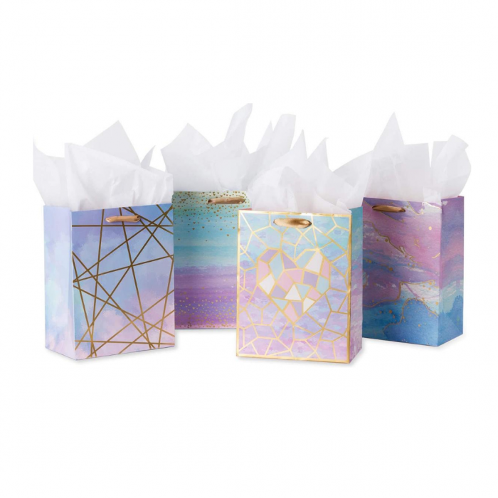 Colorful Marble Pattern Gift Bag