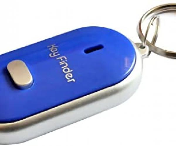 Key Finder, Whistle Key Finder, Locator Key Ring with LED Light