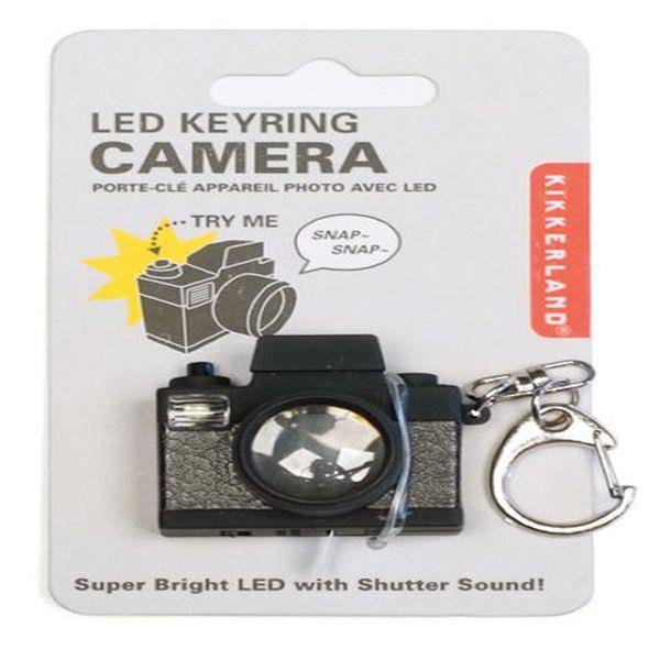 Kikkerland KRL15TC Camera LED Keychain with Sound