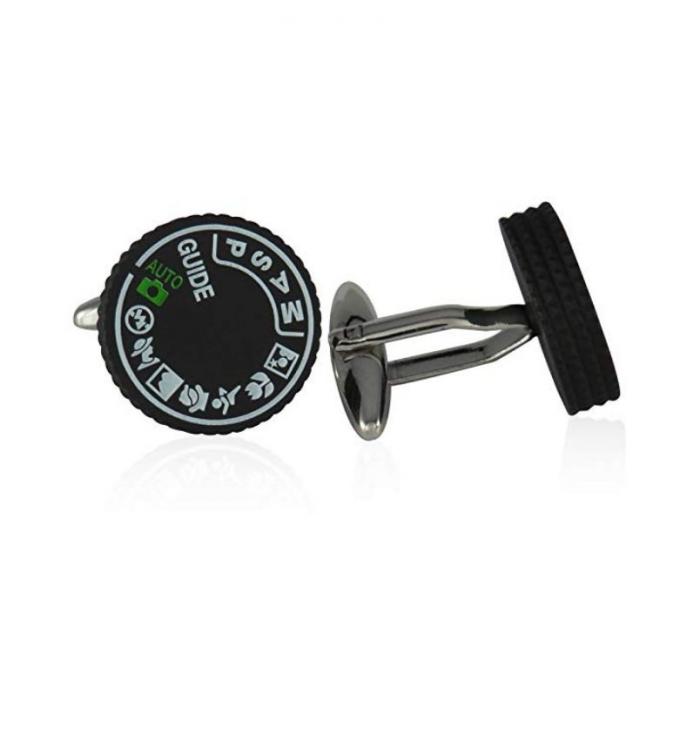 Camera Dial Cufflinks for Photographer