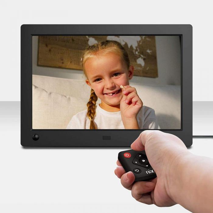 NIX Advance 8 Inch USB Digital Photo Frame - IPS Display