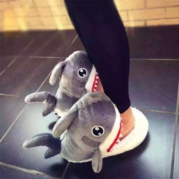 Shark Plush Slippers