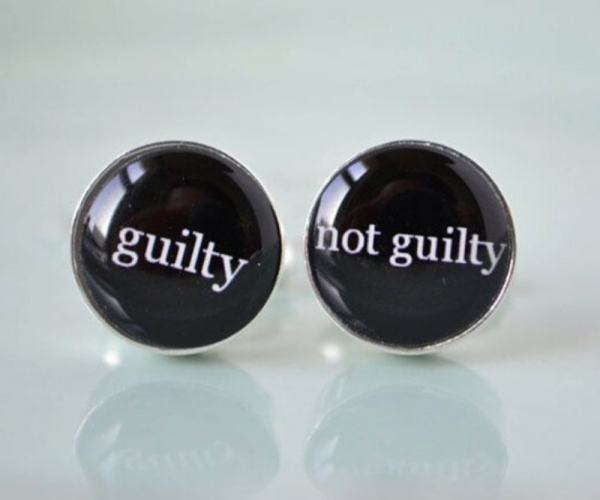 Silver Lawyer Cufflinks