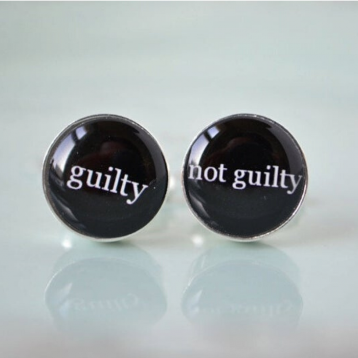 Silver Lawyer Cufflinks