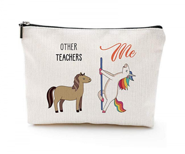 Makeup bag- Teacher Unicorn