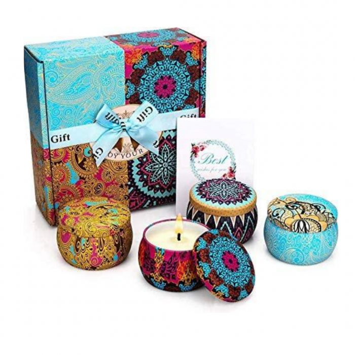 Yinuo Mirror Scented Candles Gift Set